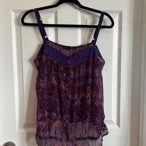 Adjustable Strap Dressy Tank Top